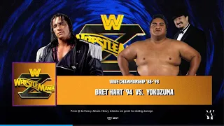 WWE 2K24 Wrestlemania X Bret Hart VS Yokozuna
