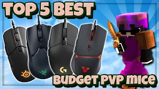 Top 5 BEST Budget Mice For Minecraft PvP | Butterfly & Jitter Click PvP Mice! (2024)