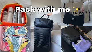 ASMR✨packing tips| pack with me |tiktok satisfying #vacation #preppy