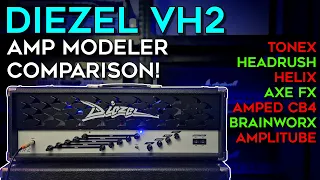 Diezel VH2 vs Tonex, Axe Fx, Headrush Prime, Helix, Brainworx, CB4 & Amplitube!