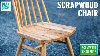 Chair made from Scrap Wood - Scrapwood Challenge ep32