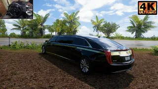 Cadillac xts limousine | Forza Horizon 5 |Steering Wheel Gameplay