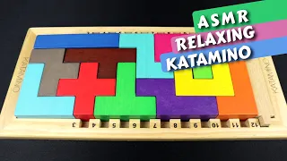 ASMR KATAMINO - relaxing wooden puzzle game (whispering) - Better than usual!