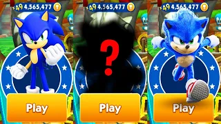 Sonic Dash - Sonic vs Movie Sonic vs New Secret Character 2023 defeat All Bosses Zazz Eggman