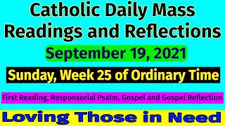 Catholic Daily Mass Readings and Reflections September 19, 2021