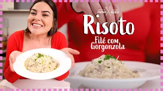 Risoto de Filé Mignon com Gorgonzola | Juliana Budelon