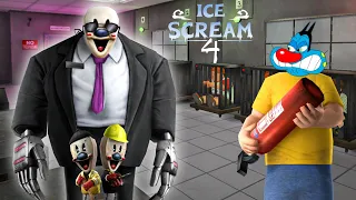 🍿ICE SCREAM 4 : ROD'S FACTORY FIRST GAMEPLAY With Oggy and Jack Voice