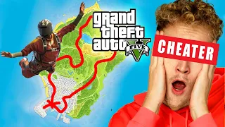 GTA V - DOOKOŁA MAPY jako CHEATER! 🚷