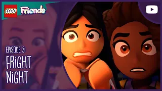 SPOOKY SLEEPOVER WITH LEGO FRIENDS 🎃👻😱 | S1E2 | #FullEpisode | LEGO Friends The Next Chapter