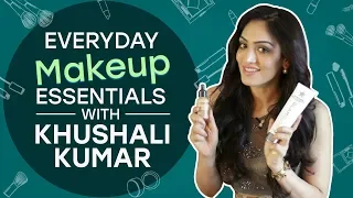 What's in my makeup bag with Khushali Kumar | Pinkvilla | Fashion | T-series