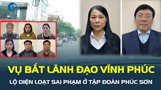 Vụ bắt Bí thư, Chủ tịch Vĩnh Phúc: LỘ DIỆN loạt sai phạm ở Tập đoàn Phúc Sơn | CafeLand