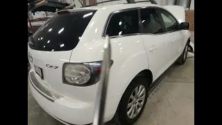 Как снять дверную ручка Мазда CX7, How remove handle Mazda CX7