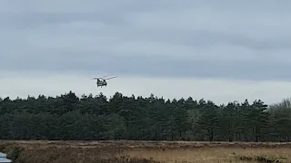 CHINOOK excersising Low Fly-By