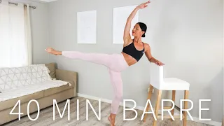 40 MIN FULL BODY BARRE & PILATES WORKOUT || Sculpt & Strengthen