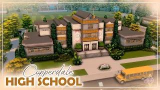 Старшая школа📝🏫 | Симс 4: Строительство | High School Build | The Sims 4: Speed Build