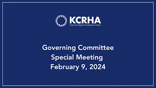 Governing Committee - Special Meeting - February 9, 2024