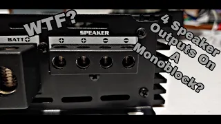 4 Speaker Outputs On A Monoblock !?