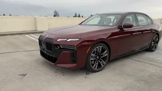 Tour the 2023 740i in Aventurin Red | 4K