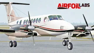 AirfoiLabs King Air 350 Extensive Look | X-Plane 11