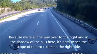 Climbing the Big Hill on I-65 North of Elizabethtown, KY