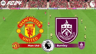 FC 24 | Manchester United vs Burnley - English Premier League 23/24 - PS5™ Full Gameplay