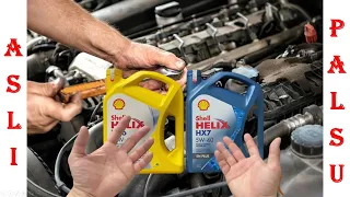 Banyak Yang Gak Tau, Cara Bedain Oli Aseli dan Palsu Shell Helix