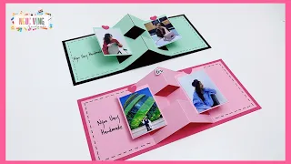 Thiệp ảnh đôi, thiệp 3D. Double Pop Up Card - NGOC VANG Handmade
