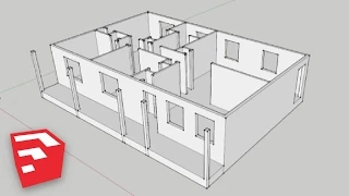 SketchUp 8 Lessons: Advanced House Building