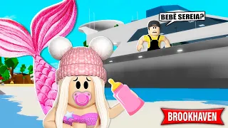 ENCONTREI UMA BEBÊ SEREIA NO BROOKHAVEN : Historinha de Roblox