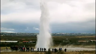 Geysir Hot Springs in Iceland