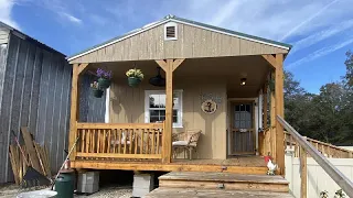 Amazing Beautiful 16x40 She Shed Converted To A Tiny Home