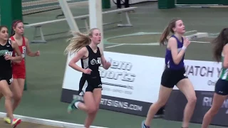 NCHSAA 3A State Indoor Girls 1600m sect 1  2-10-2018