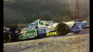 1996 September 24 @ 27 - Giancarlo Fisichella & Jarno Trulli test Benetton B196 @ Estoril