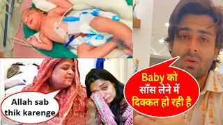 Shoaib Ibrahim & Dipika Kakar 😥 are crying as Baby is having Breathing Difficulties