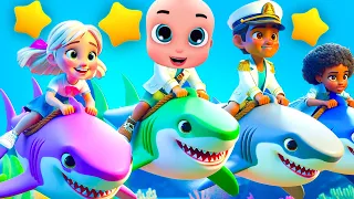 Baby Shark Family + Wheels On The Bus | Funny Songs & More Best Nursery Rhymes