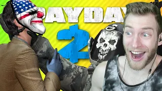 THIS GAME ROCKS!!! Reacting to "GETTING CHOKESLAMMED FOR MONEY Payday 2" by TheRussianBadger