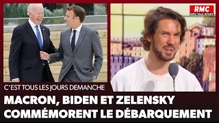 Arnaud Demanche : Macron, Biden et Zelensky commémorent le Débarquement