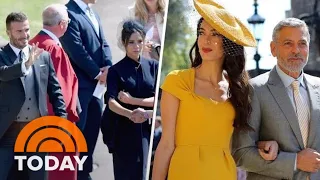 Royal Wedding: George Clooney, Victoria Beckham Arrive At Windsor Castle | TODAY