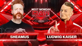 RAW #1619:Sheamus vs Ludwig Kaiser