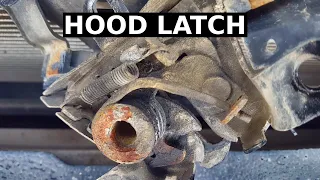 Fixing a car hood latch that won't stay closed (2007 Subaru Forester)