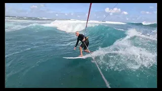 Kitesurfing Mauritius, One-eye September 2023 4K. If you like this content support us. link in bio