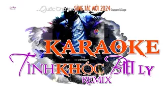 Karaoke | TÌNH KHÓC BIỆT LY Remix - Quốc Thạnh