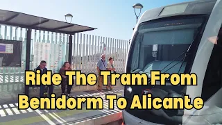 Ride The Tram From Benidorm To Alicante #travel #benidorm #costablanca #spaintravel