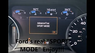 Ford F150's secret traction control sport mode hack... What?! Unleased the Beast!
