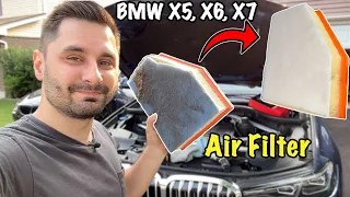 BMW X5, X6, X7 Engine (B58) Air Filter DIY