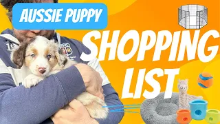 The Ultimate New Puppy Shopping List
