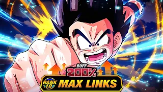 200% LEADER SKILL BUFF! LEVEL 10 LINKS 100% RAINBOW STAR INT KID GOKU! (DBZ: Dokkan Battle)