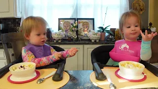 Twins try Greek yogurt