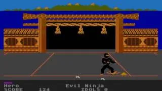 Atari XL/XE - Ninja (game)