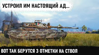 УСТРОИЛ ИМ НЕЗАБЫВАЕМЫЙ ВЕЧЕРОК... Вот что бывает с врагами когда берешь 3 отметки на ствол в wot